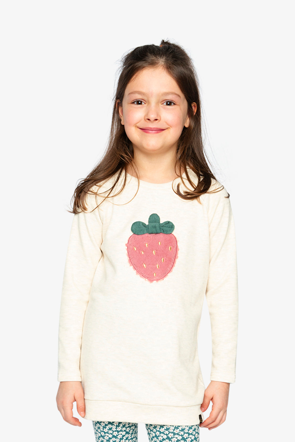 Brushed Jersey Tunic Beige - Deux par Deux
