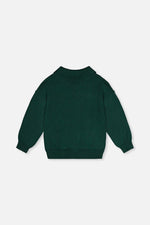 Knitted Sweater Jasper Printed Green - J20GT72_03013