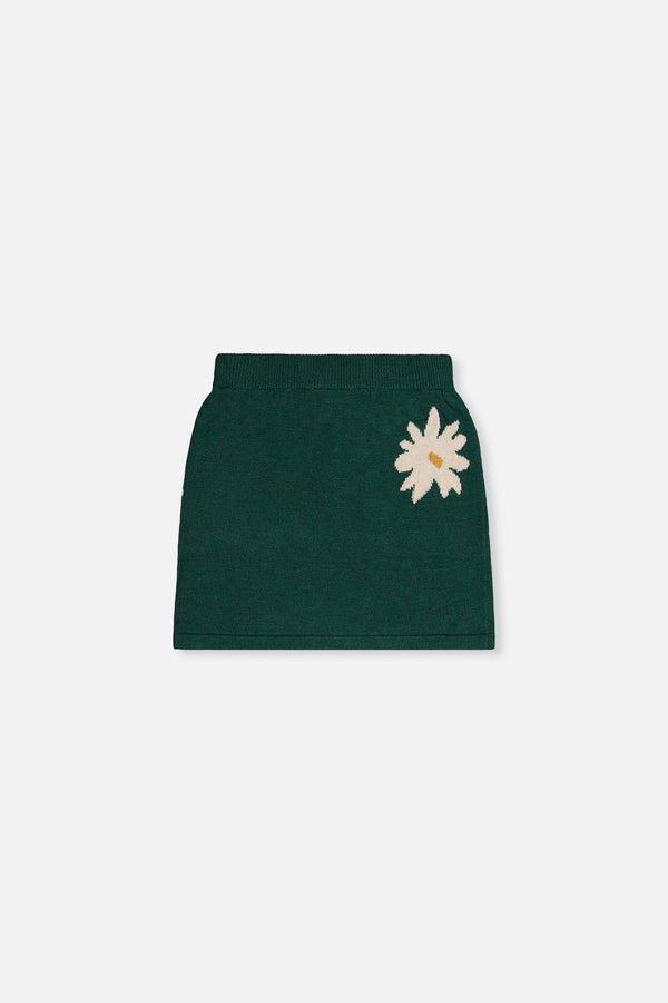 Knitted Skirt Jasper Printed Green - J20GT80_03013