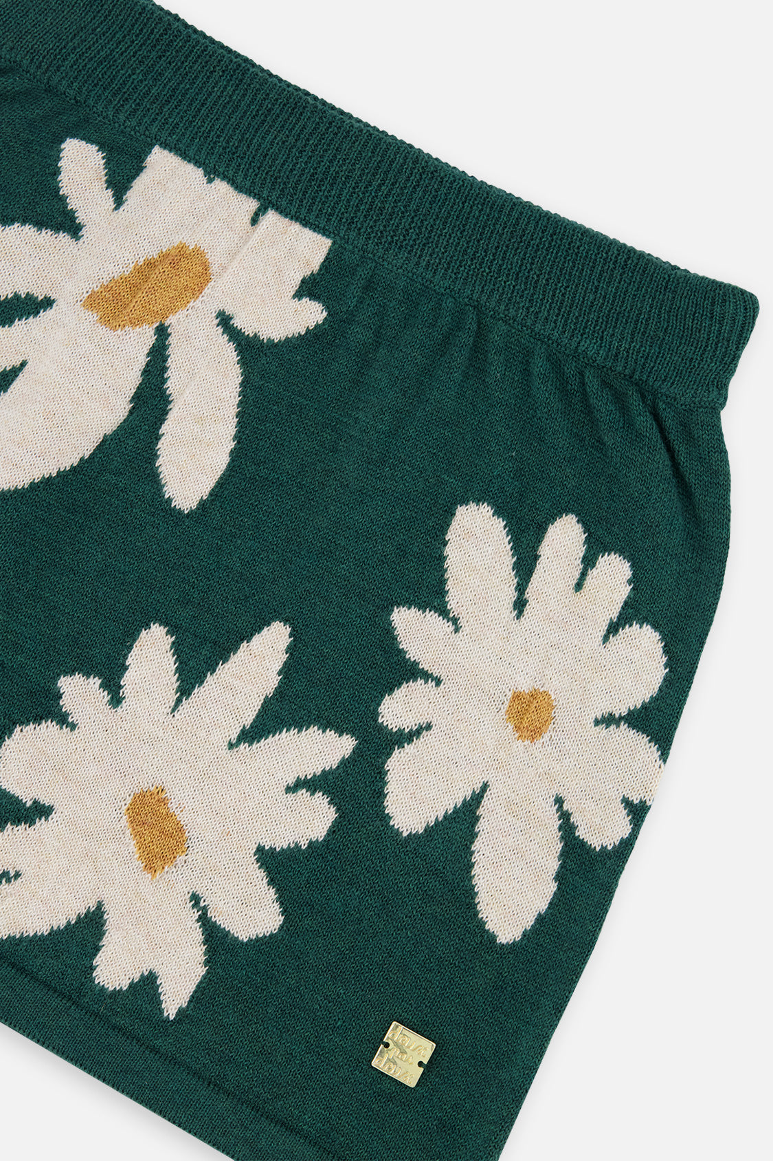 Knitted Skirt Jasper Printed Green - J20GT80_03013