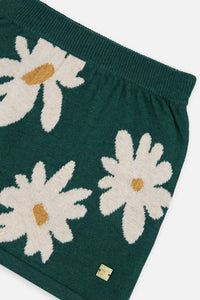 Knitted Skirt Jasper Printed Green - J20GT80_03013
