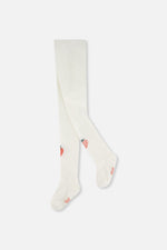 Knit Strawberry Tights Off-White - J20GT_01010