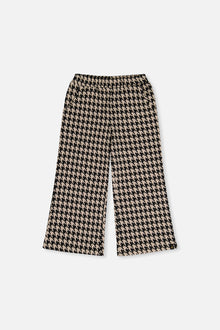 Flare Pants Black And Beige Houndstooth - J20H21_2J299