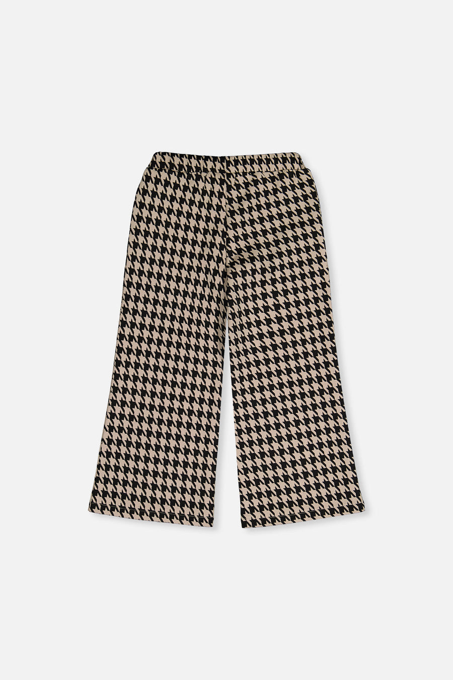 Flare Pants Black And Beige Houndstooth - J20H21_2J299