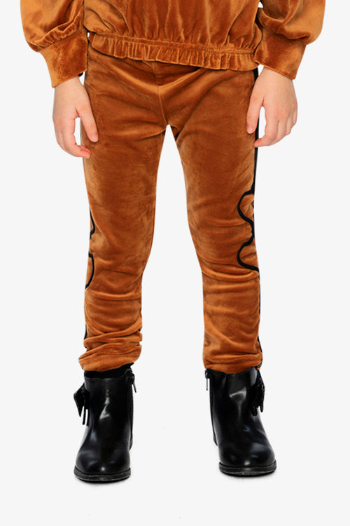 Velvet Leggings Brown - J20H61_09100