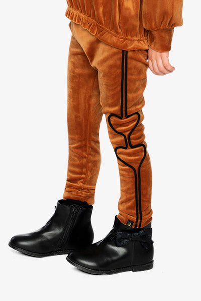Velvet Leggings Brown - J20H61_09100
