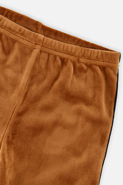 Velvet Leggings Brown - J20H61_09100