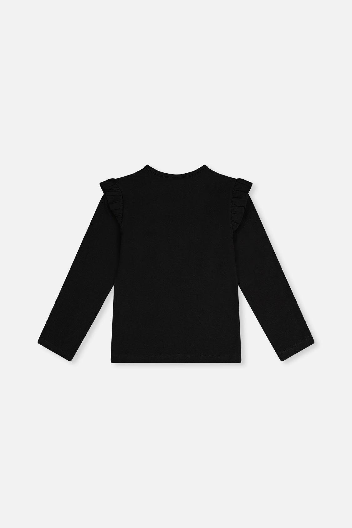 Long Sleeve Organic Cotton Squirrel T-Shirt Black And Brown - J20H70_09990