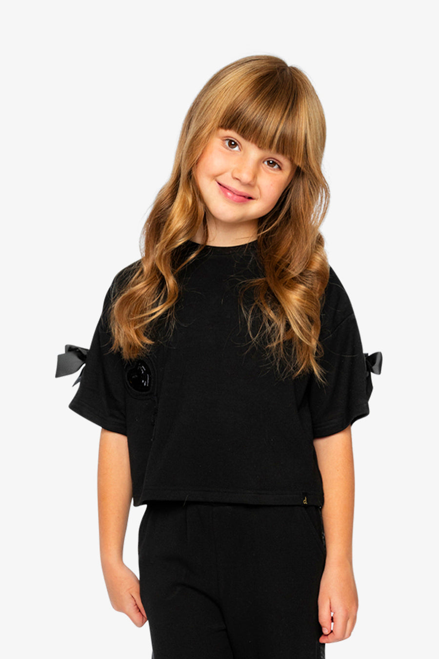 Short Sleeve Milano Top Black - J20H72_09990