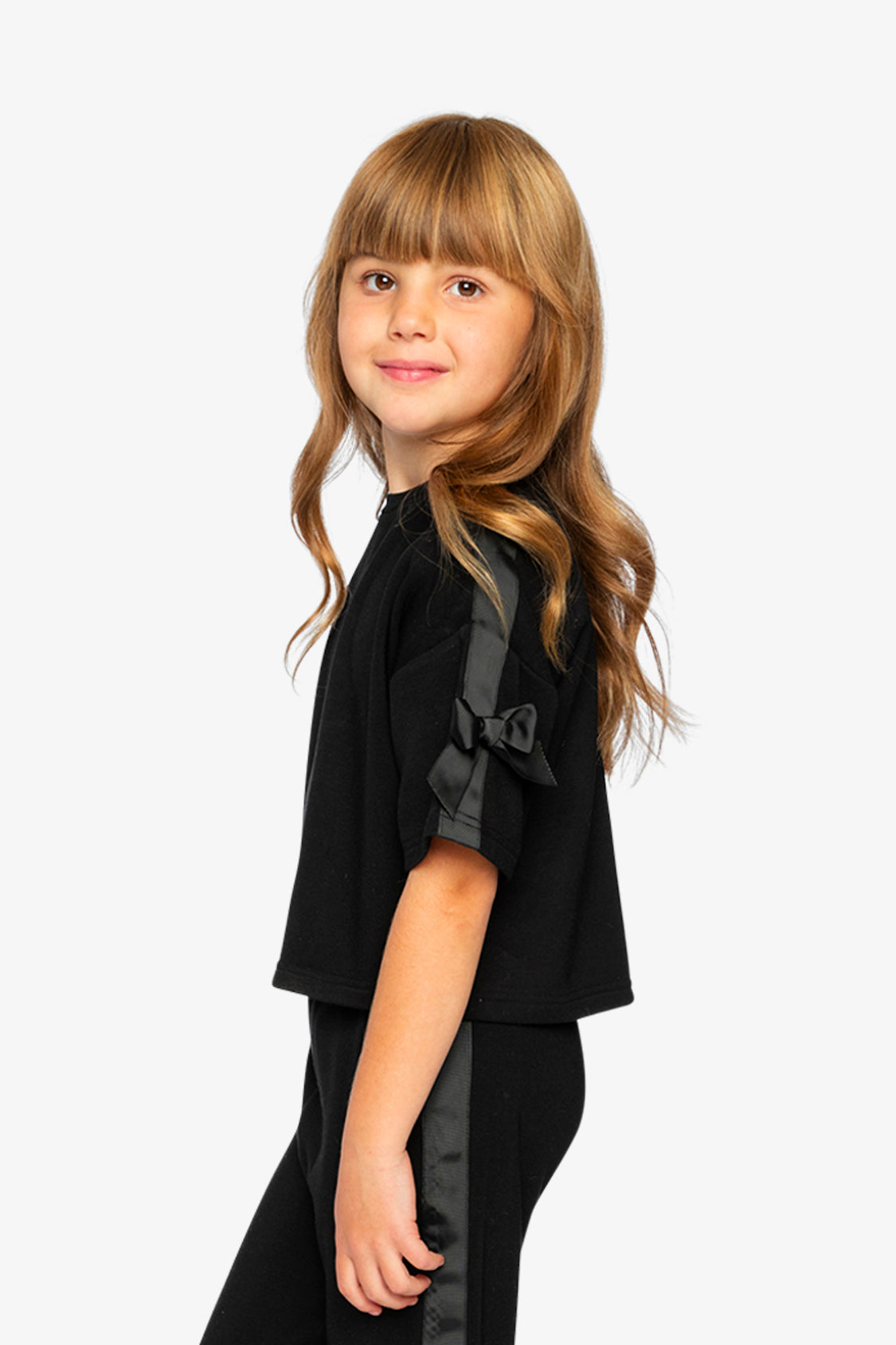 Short Sleeve Milano Top Black - J20H72_09990