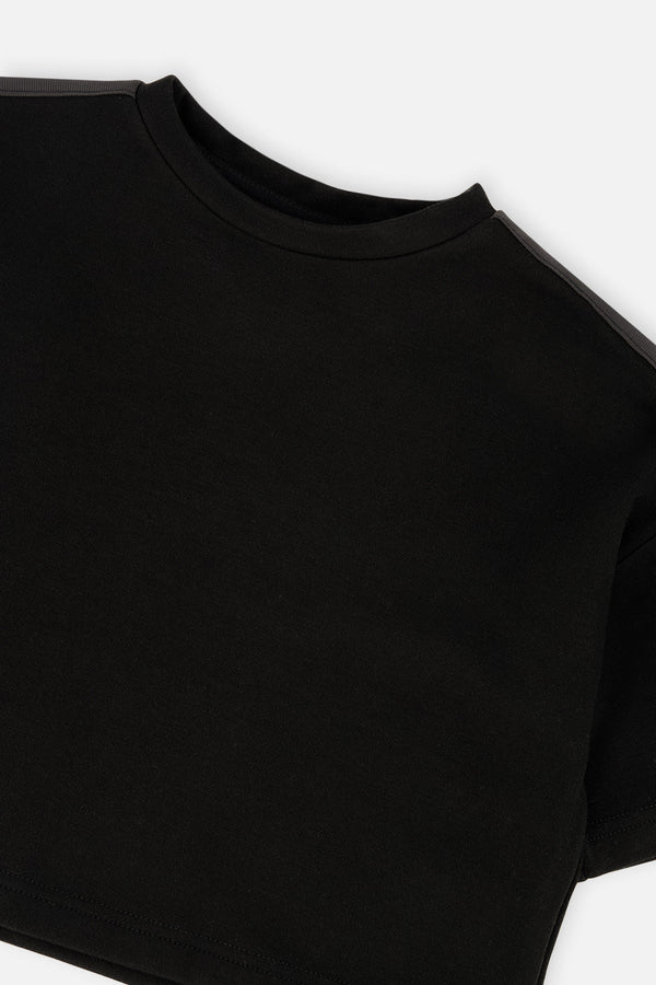 Short Sleeve Milano Top Black - J20H72_09990