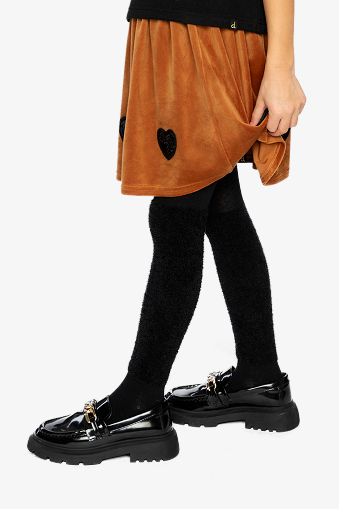 Velvet Skirt Brown - J20H80_09100