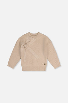 Sweater With Bow Beige - J20HT31_01010