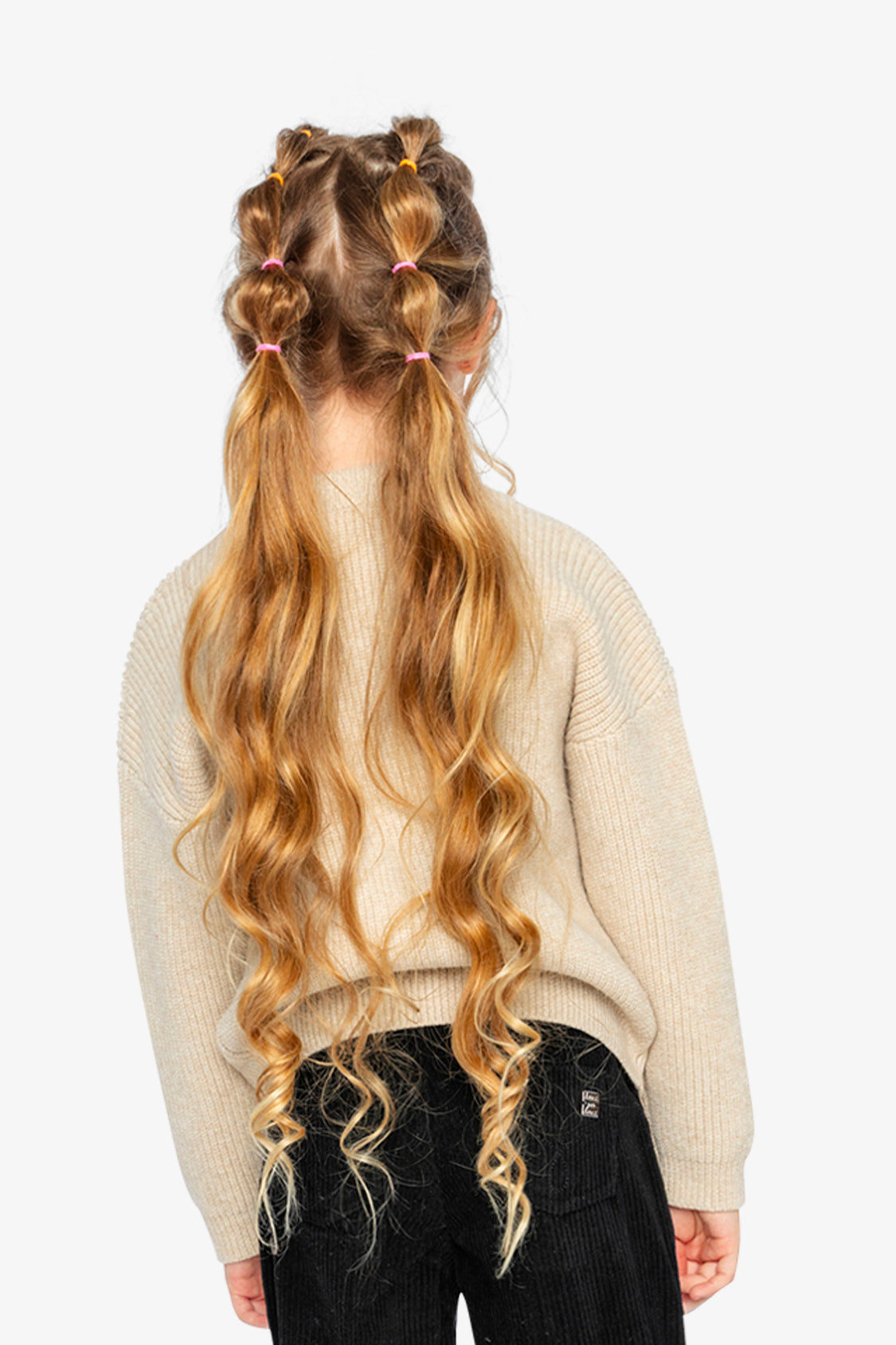 Sweater With Bow Beige - J20HT31_01010