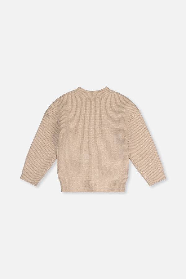 Sweater With Bow Beige - J20HT31_01010