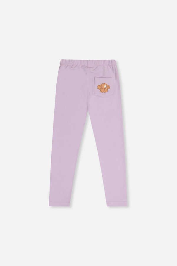 Organic Cotton Leggings Lavender - J20I60_05180