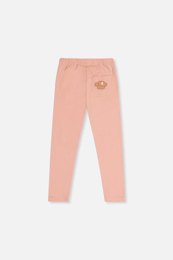 Organic Cotton Leggings Pink - J20I60_08100