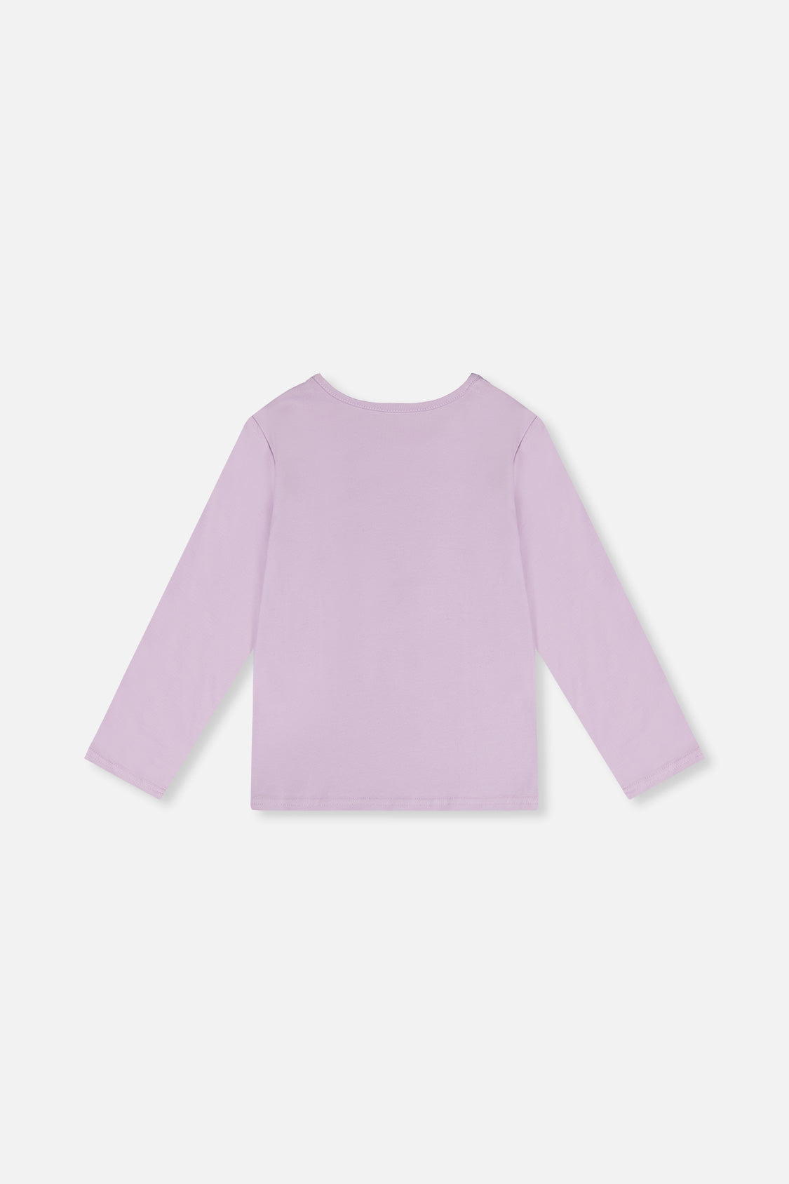 Long Sleeve Organic Cotton T-Shirt Lavender - J20I70_05180