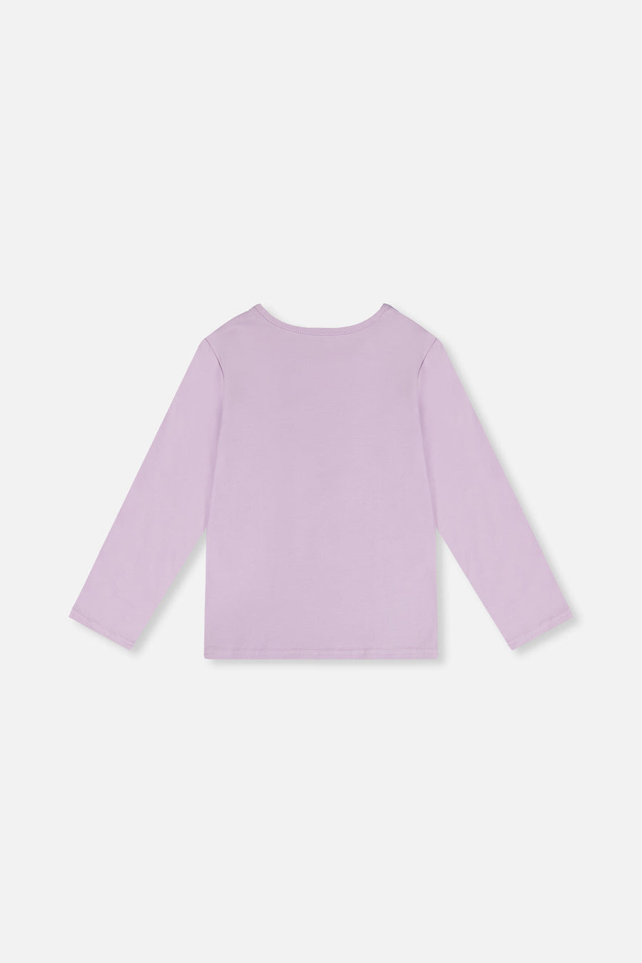 Long Sleeve Organic Cotton T-Shirt Lavender - J20I70_05180