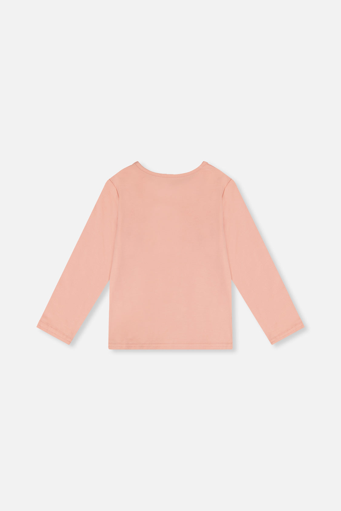 Long Sleeve Organic Cotton T-Shirt Pink - J20I70_08100