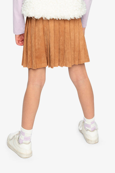 Pleated Skirt Brown - J20I81_01730