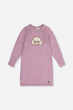 Poodle Knit Dress Lavender - J20IT87_05180
