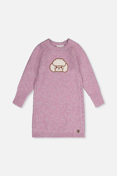 Poodle Knit Dress Lavender - J20IT87_05180