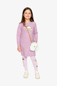 Poodle Knit Dress Lavender - J20IT87_05180