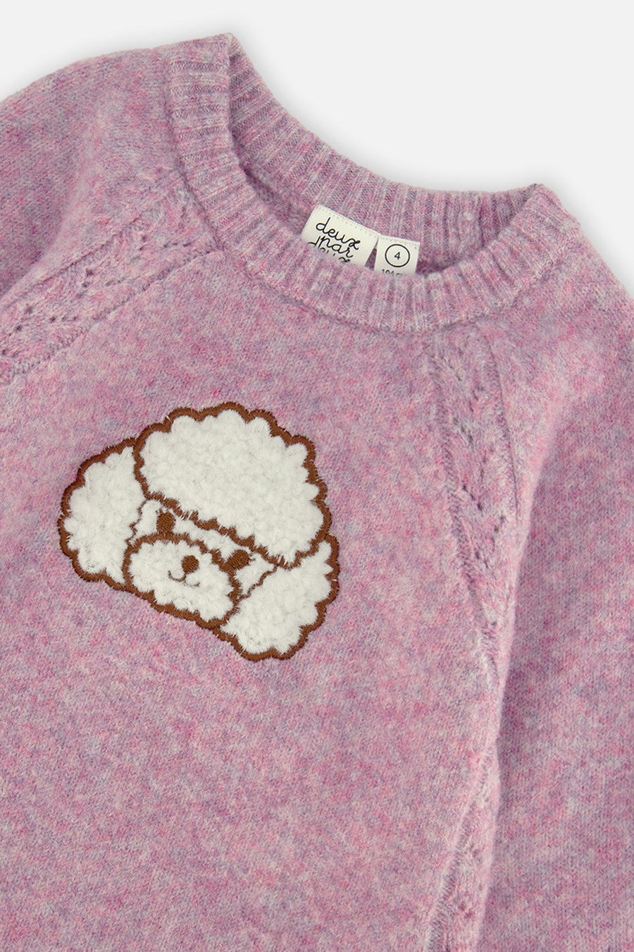 Poodle Knit Dress Lavender - J20IT87_05180