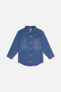 Denim Shirt Navy Blue - J20J15_01230