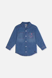 Denim Shirt Navy Blue - J20J15_01230