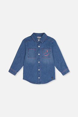 Denim Shirt Navy Blue - J20J15_01230