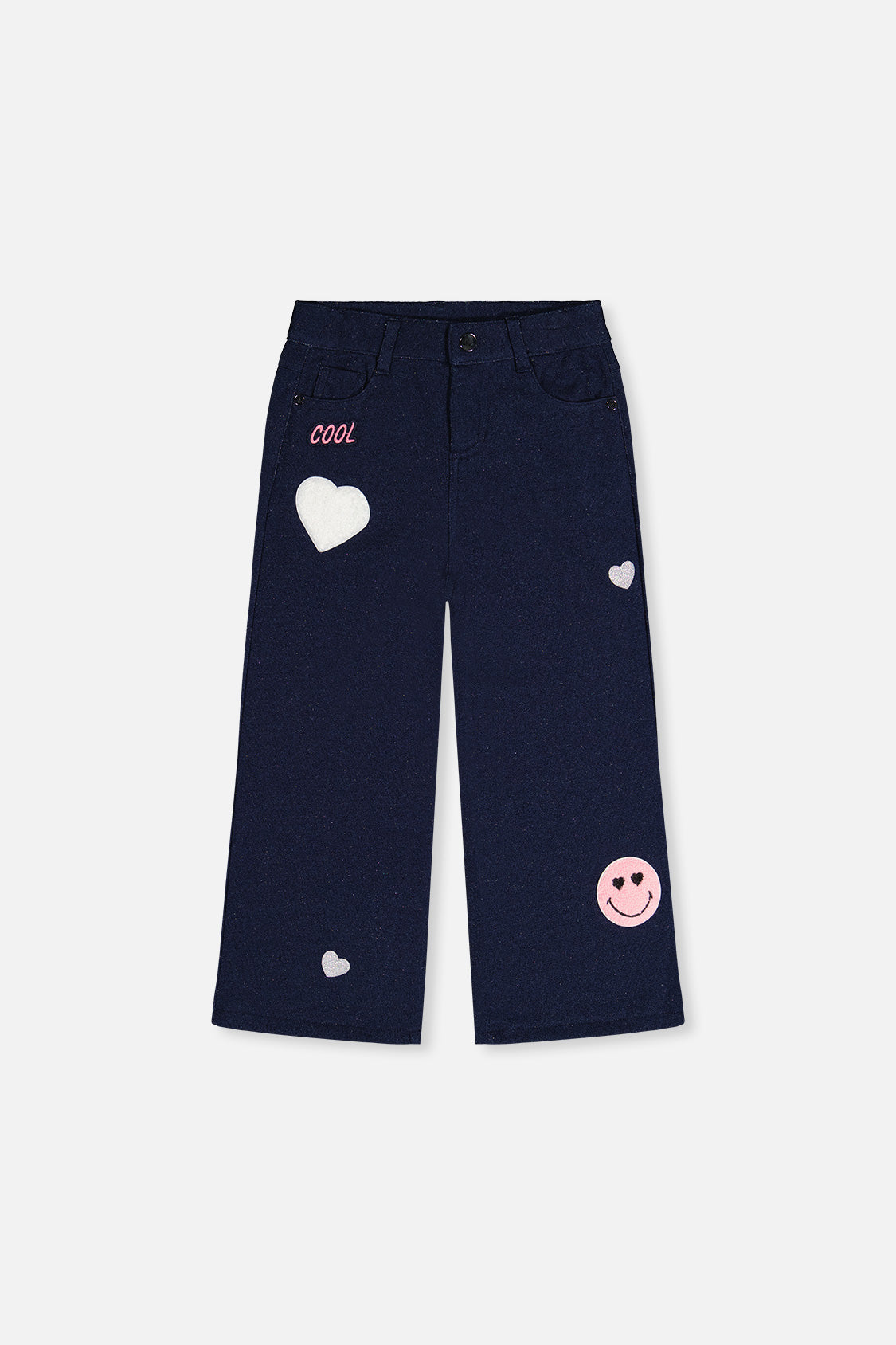 French Terry Pant Navy Blue Denim - J20J20_01230