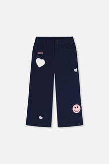 French Terry Pant Navy Blue Denim - J20J20_01230