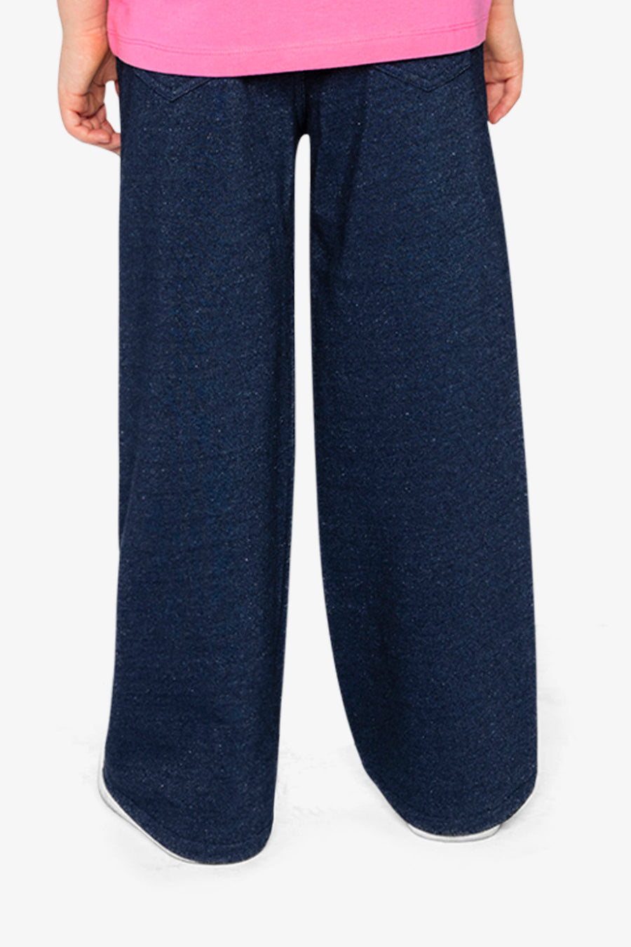French Terry Pant Navy Blue Denim - J20J20_01230