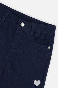 French Terry Pant Navy Blue Denim - J20J20_01230