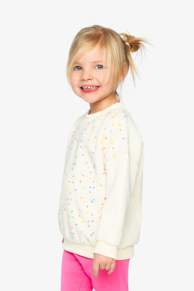 Bi-Material Sweater Off-White - J20J32_01010