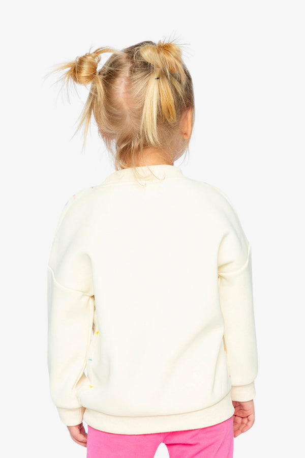 Bi-Material Sweater Off-White - J20J32_01010
