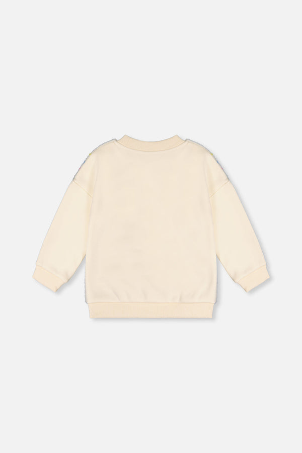 Bi-Material Sweater Off-White - J20J32_01010