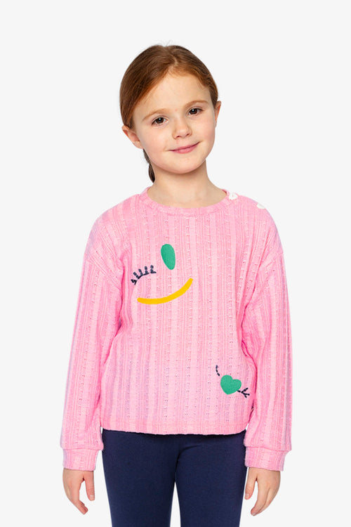 Knit Top Pink - J20J33_06890