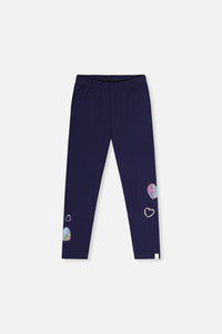 Organic Cotton Leggings Dark Blue - J20J60_04810