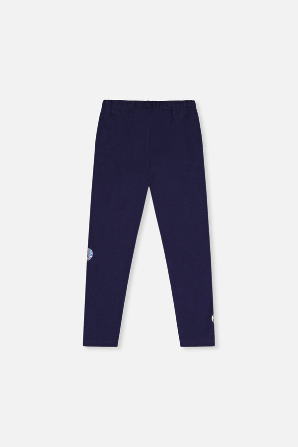Organic Cotton Leggings Dark Blue - J20J60_04810
