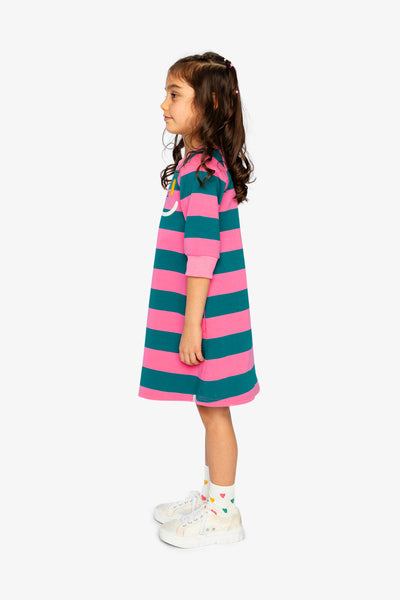 Engineer Stripe Dress Pink And Green Stripes - J20J88_2J295