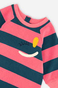 Engineer Stripe Dress Pink And Green Stripes - J20J88_2J295