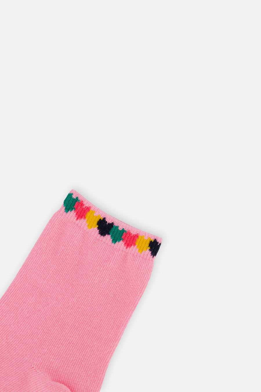 Socks (3 Pairs) Dark Blue, Pink And Beige - J20JS_04810