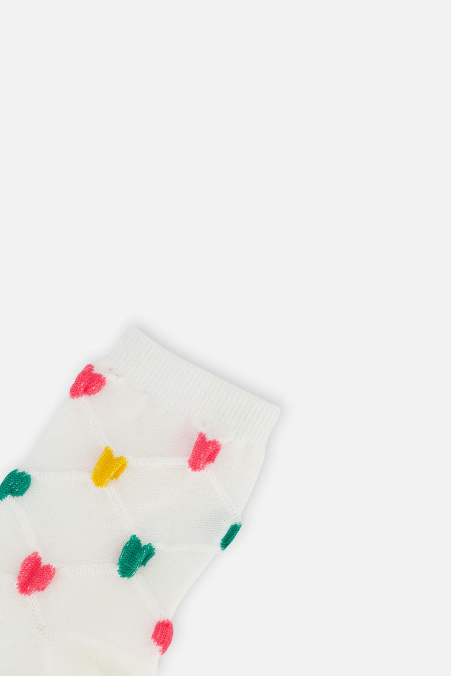Socks (3 Pairs) Dark Blue, Pink And Beige - J20JS_04810
