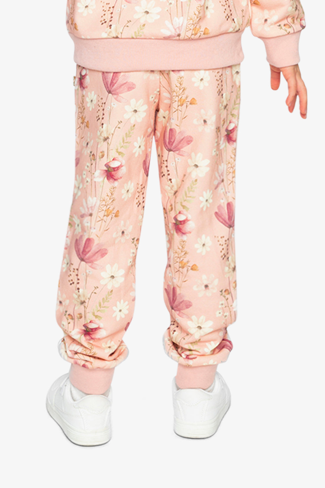 Sweatpants Pink Printed Flowers - J20K20_2J301