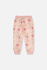 Sweatpants Pink Printed Flowers - J20K20_2J301