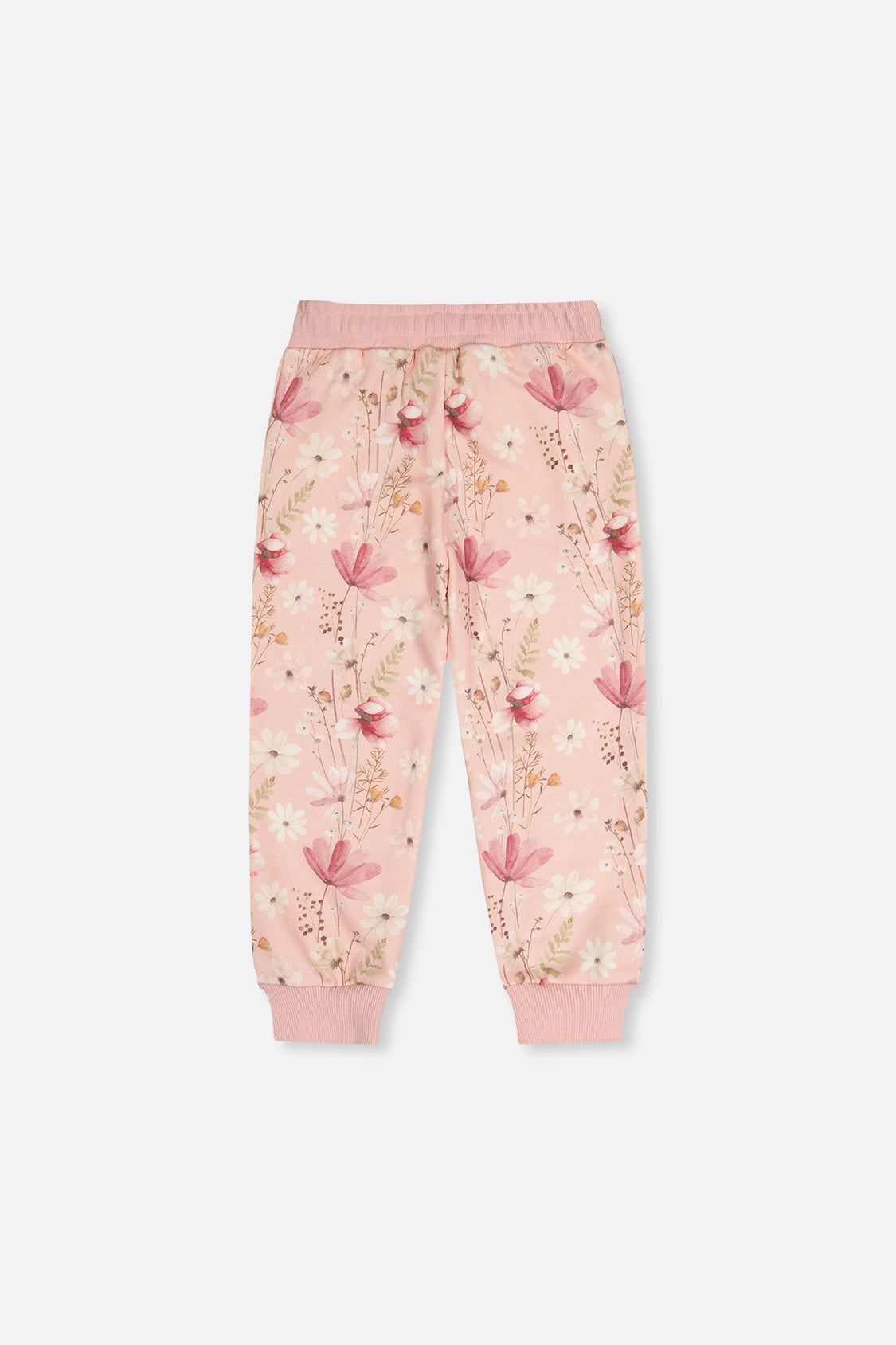 Sweatpants Pink Printed Flowers - J20K20_2J301