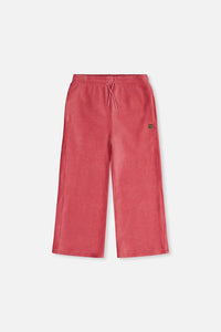 Velour Flare Pants Raspberry Pink